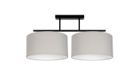 Blendarme Lampe de plafonnier Tissu Noir Gris Blanc E27...