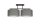 Blendarme Lampe de plafonnier Tissu Noir Graphite E27 L:70 cm