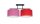 Gemütliche Deckenlampe Stoff Rosa Rot E27 L:70 cm