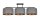 Blendarme Deckenlampe Stoff Graphit Gold E27 3-flammig