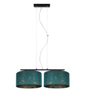 Tissu Lampe suspendue anti-éblouissement Vert...