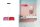 Suspension métal tissu E27 70 cm rose rouge anti-éblouissement