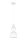 Lampe à suspendre blanche métal Loft Design E27 L:17 cm ronde