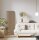 Suspension ronde métal noir blanc E27 Ø11 cm Loft