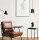 Suspension ronde métal noir E27 Ø11 cm Loft