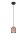 Runde Hängelampe Schwarz Cappuccino E27 Ø11 cm Loft