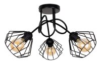 Lampe de plafonnier décorative métal E27...