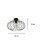 Deckenlampe Metall E27 rund Ø34 cm Schwarz Retro Design
