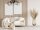 Schwarze Deckenlampe Retro Metall E27 L:65 cm 5-flammig