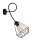 Wandlampe Schwarz Metall H:50 cm E27 bis 60 W Retro