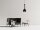 Lampe à suspendre décorative métal L:15 cm E27 noir or