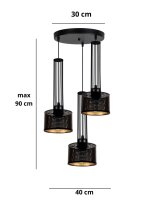 Lampe à suspendre décorative en...
