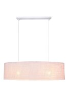 Suspension chaleureuse Abat-jour en tissu 2 flammes E27...