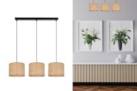 Blendarme Lampe à suspendre Tissu Marron 3-flmg 70...