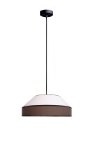 Blendarme Lampe à suspendre Tissu Noir Blanc E27...