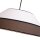 Blendarme Lampe à suspendre Tissu Noir Blanc E27 Ø45 cm
