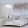 Suspension blanche tissu anti-éblouissant confortable L:45 cm E27