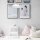 Suspension blanche tissu anti-éblouissant confortable L:45 cm E27