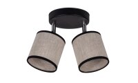 Plafonnier orientable tissu anti-éblouissant E14...