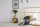 Beweglicher Deckenspot Stoff Schwarz Beige E14 L:55 cm