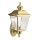 Messinglampe AURELIA IP44 gl&auml;nzend Haus Hof rostfrei
