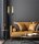 Lampe à suspendre métal GU10 35 cm de long noir or élégant