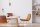 Accueillante lampe suspendue Rose Métal Bois E27 Ø11 cm