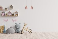 Suspension Rose Métal Bois 2 flammes E27 46 cm de...