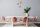 Runde Pendelleuchte Pink Metall Holz 3-flmg E27 Ø36 cm