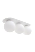 Blendarme Lampe de plafonnier Abat-jour en verre blanc...