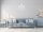 Lustre Vintage Blanc E14 5 flammes Classique