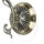 Edle Wandlampe ORCHIDEA Jugendstil Alabaster Glas