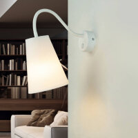 Applique murale ajustable Blanc Ø13cm avec...