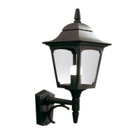 Applique murale noire en aluminium IP44 Rustique...