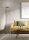 Dimmbare LED Stehlampe flexibel 180 cm in Messing Antik