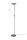 Dimmbare LED Stehleuchte flexibel 180 cm in Nickel