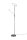 Dimmbare LED Stehleuchte flexibel 180 cm in Nickel
