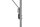 Dimmbare LED Stehleuchte flexibel 180 cm in Nickel