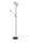 Dimmbare LED Stehlampe flexibel 180 cm Schwarz Lesen
