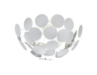 Stilvolle Deckenlampe Metall &Oslash;54 cm Wei&szlig; E14...