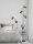 Spot mural mobile métal bras pivotant H:25 cm noir