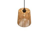 Lampe à suspendre ronde papier brun E27 Ø24...