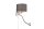Applique avec interrupteur Tissu Métal E14 LED Nickel Gris