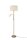 Lampadaire Abat-jour en tissu 170 cm E27 E14 laiton crème