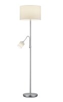 Lampadaire Tissu Métal hauteur 170 cm E27 E14...