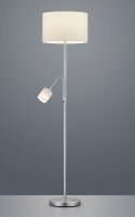 Lampadaire Tissu Métal hauteur 170 cm E27 E14...