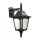 Applique murale noire Aluminium IP44 Rustique Maison