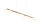 LED Pendelleuchte Metall Glas Messing 3-flammig 102 cm