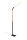 Lampadaire LED flexible à intensité variable Métal noir 1400 lm