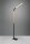 Lampadaire LED flexible à intensité variable Métal noir 1400 lm